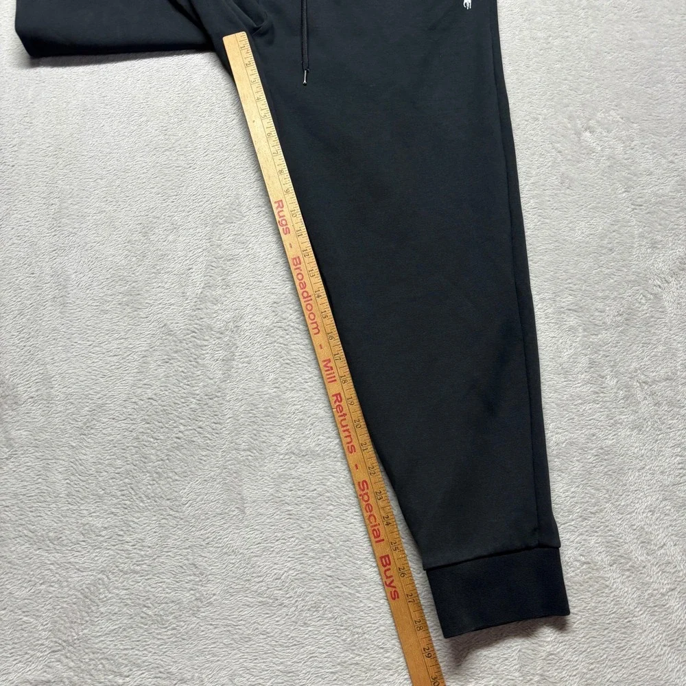 Polo Ralph Lauren Mens XXL Black Double-Knit Jogger Sweatpants Pony Logo